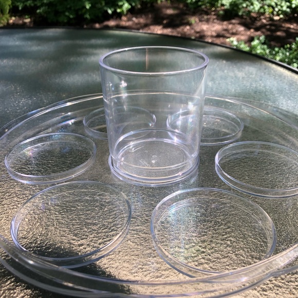 60’s VTG SIGNED Shafford Plastic Drinkware & Appetizer Cup . 8 pc set. Fantastic - Picture 6 of 8